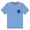 5.5 oz 50/50 Jersey Pocket T-Shirt Thumbnail