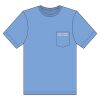 5.5 oz 50/50 Jersey Pocket T-Shirt Thumbnail