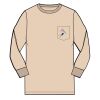 6 oz Cotton Long Sleeve Pocket T-shirt Thumbnail