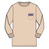 6 oz Cotton Long Sleeve Pocket T-shirt Thumbnail