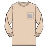 6 oz Cotton Long Sleeve Pocket T-shirt Thumbnail