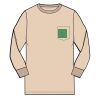 6 oz Cotton Long Sleeve Pocket T-shirt Thumbnail